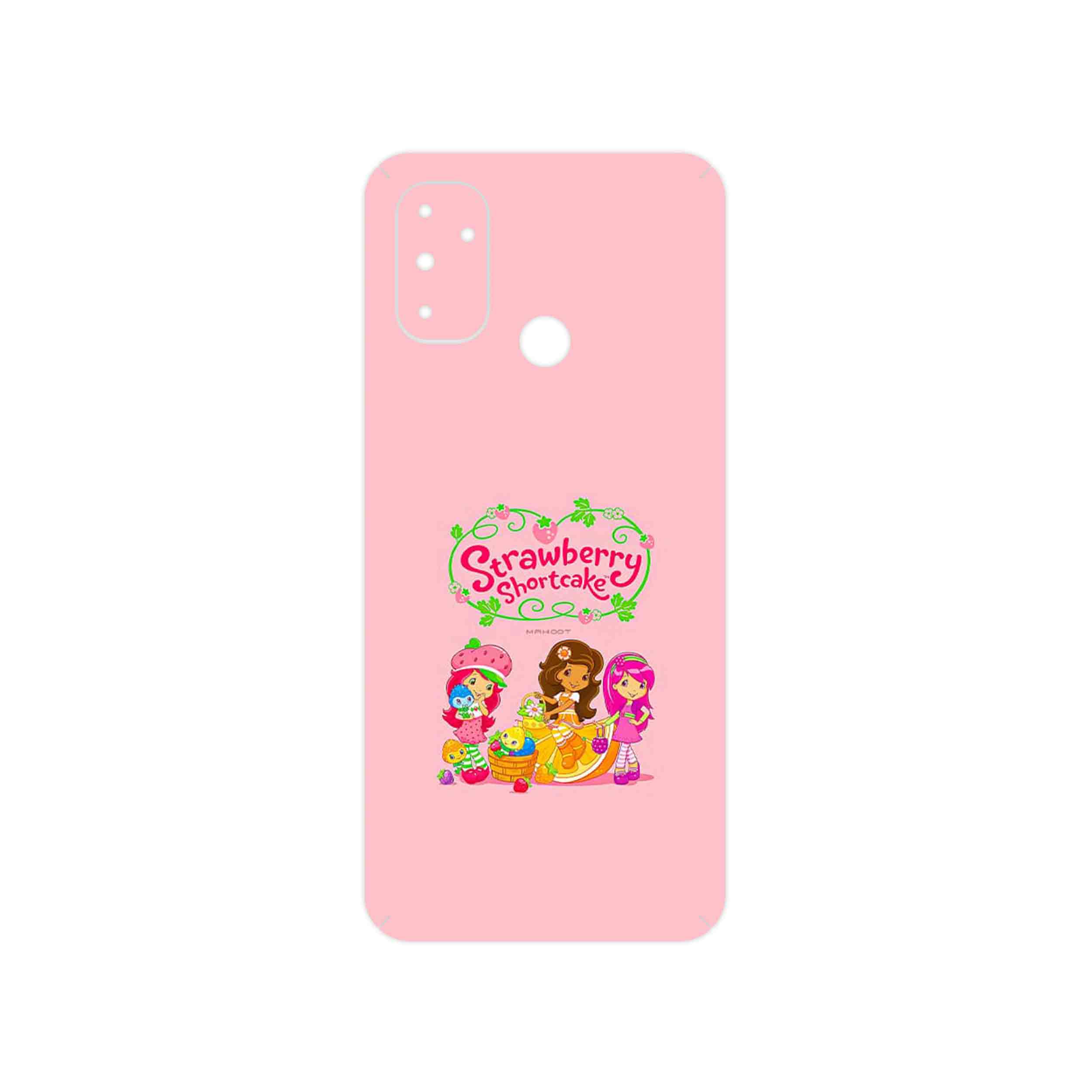 برچسب پوششی ماهوت مدل Strawberry Shortcake مناسب برای گوشی موبایل وان پلاس Nord N100