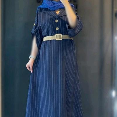 پیراهن زنانه شانتون تایوان مدل کفتان و کمربند