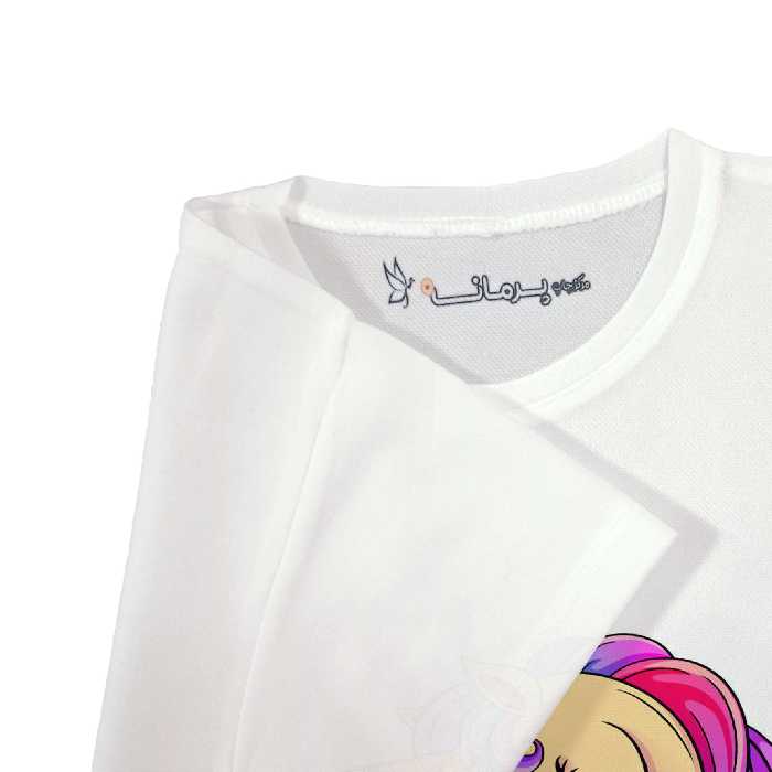تی شرت بچگانه پرمانه طرح تک شاخ کد pmt.658