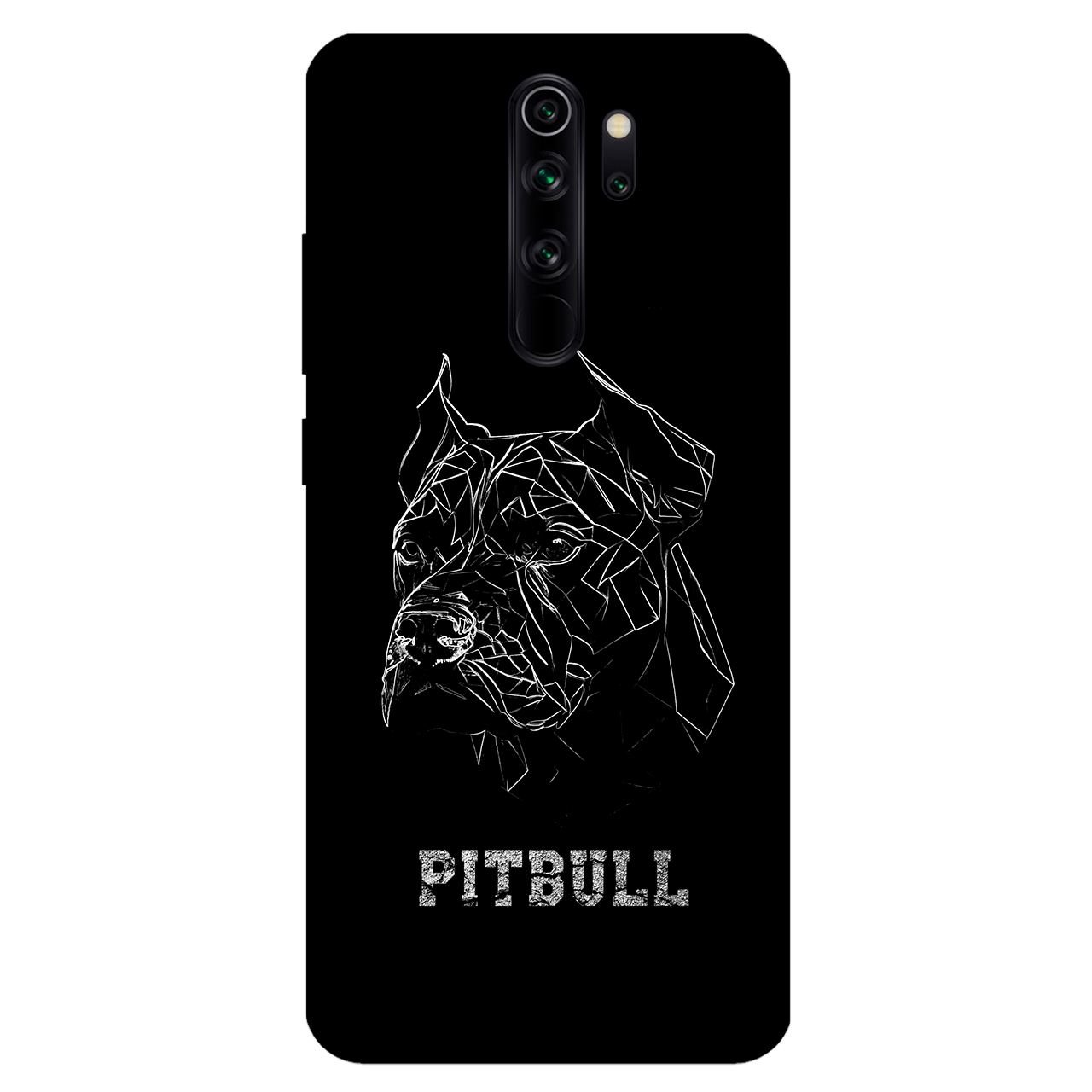 کاور مگافون طرح پیتبول مدل 1883 مناسب برای گوشی موبایل شیائومی Redmi Note 8 Pro 