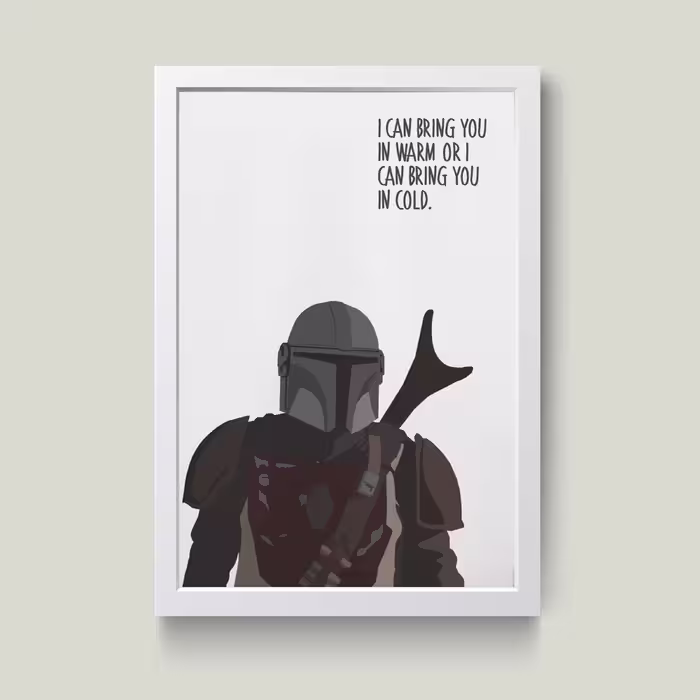 تابلو مدل Stormtrooper کدS1617-w
