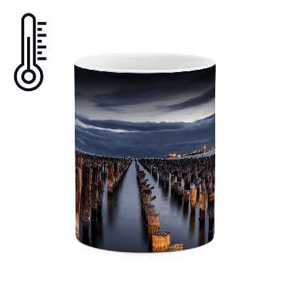 ماگ حرارتی طرح دریا مدل mgh10135