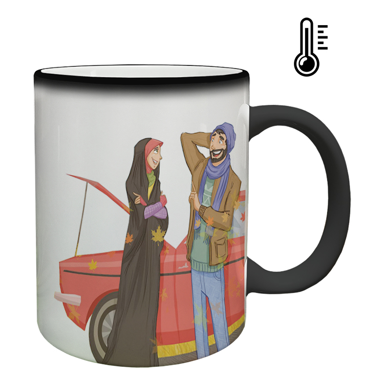 ماگ حرارتی مدل عاشقانه کد 293