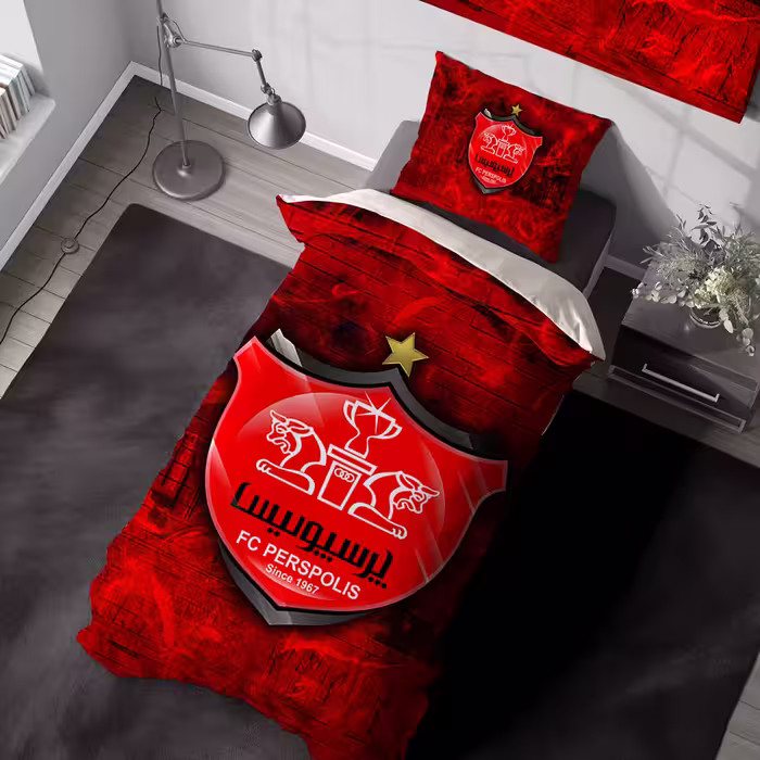ست روتختی پسرانه فوتبالی طرح پرسپولیس BAs-6564