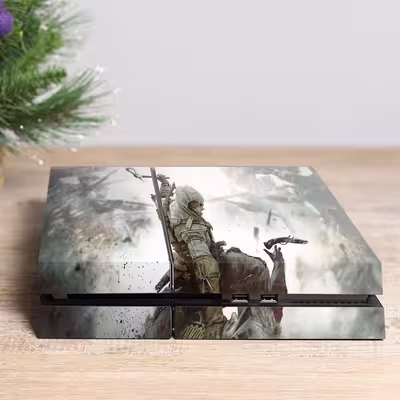 برچسب پلی استیشن ۴ طرح assassins creed مدل ps4 fat کد PS-1004