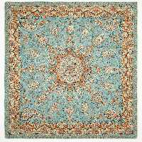 رومیزی ترمه رضایی طرح اطلس مدل مربع