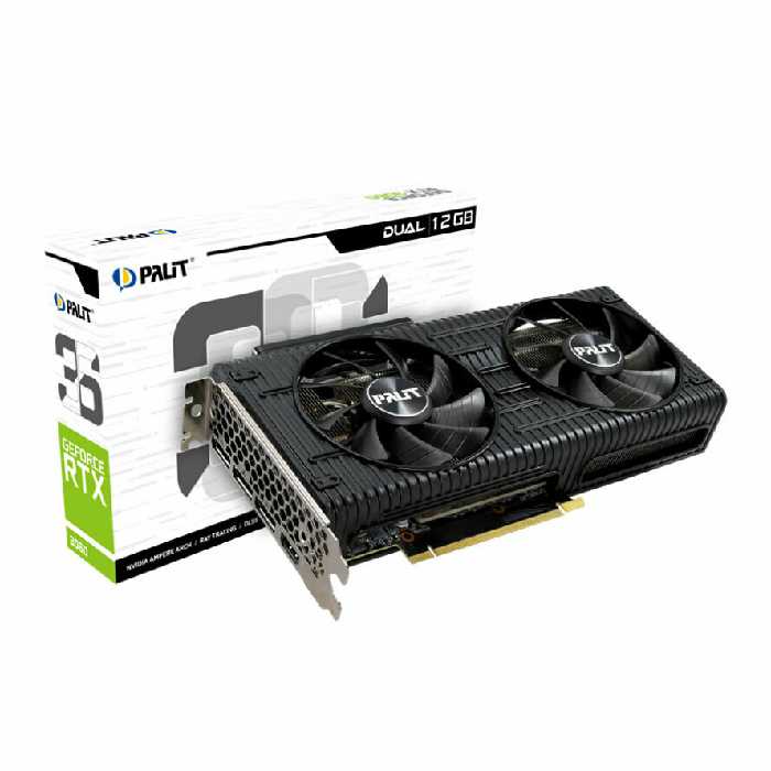 کارت گرافیک پلیت GeForce RTX 3060 Dual 12GB