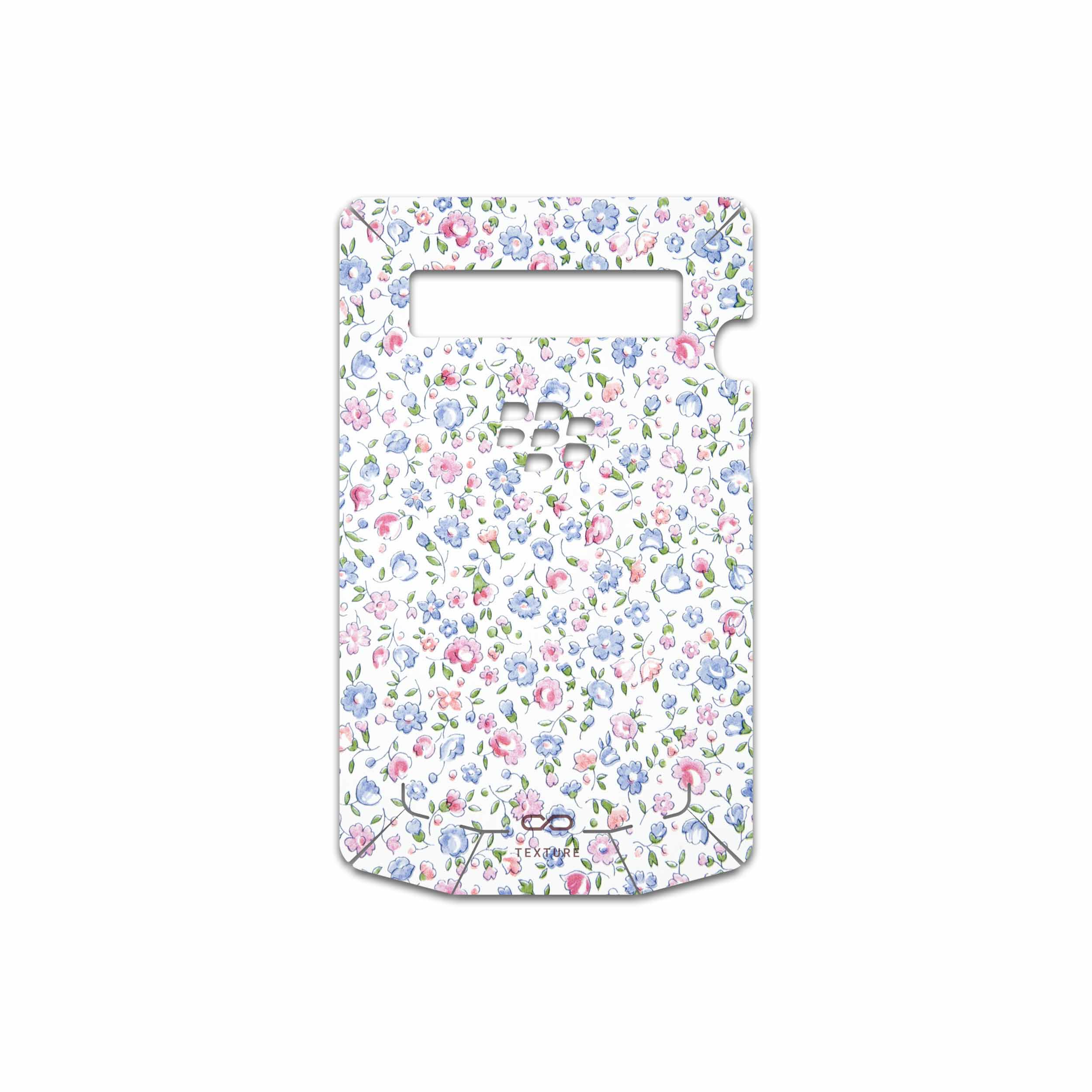 برچسب پوششی ماهوت مدل Painted-Flowers مناسب برای گوشی موبایل بلک بری P9981