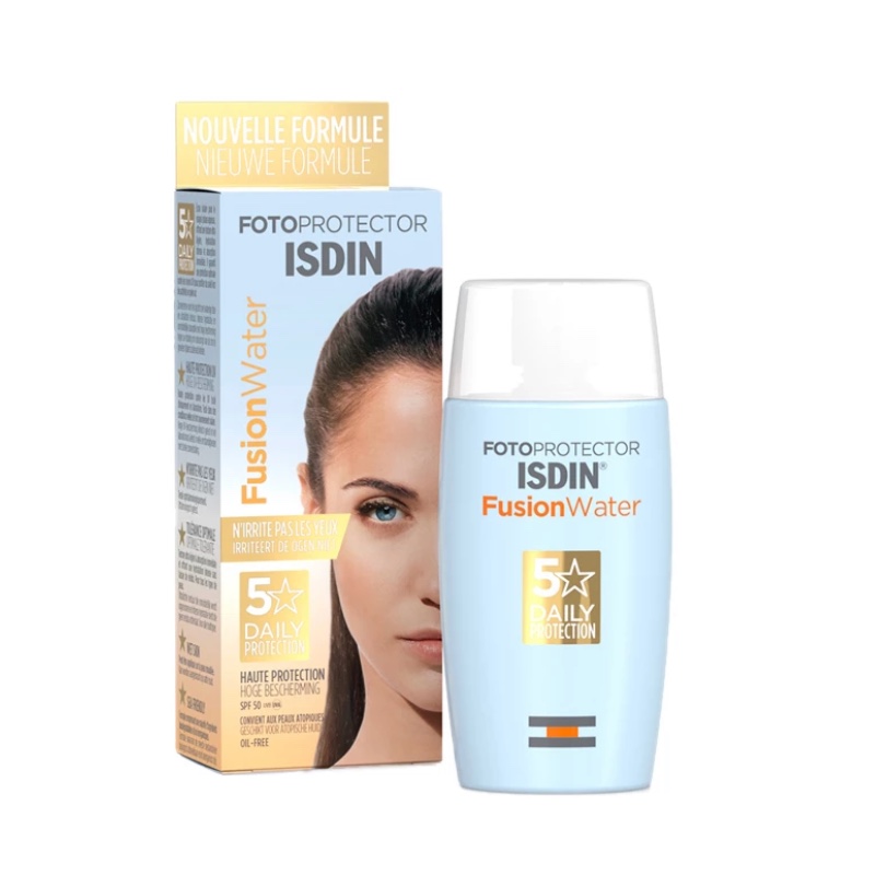 کرم ضد آفتاب ایزدین مدل Fusion Water 5 Daily حجم 50 میلی لیتر