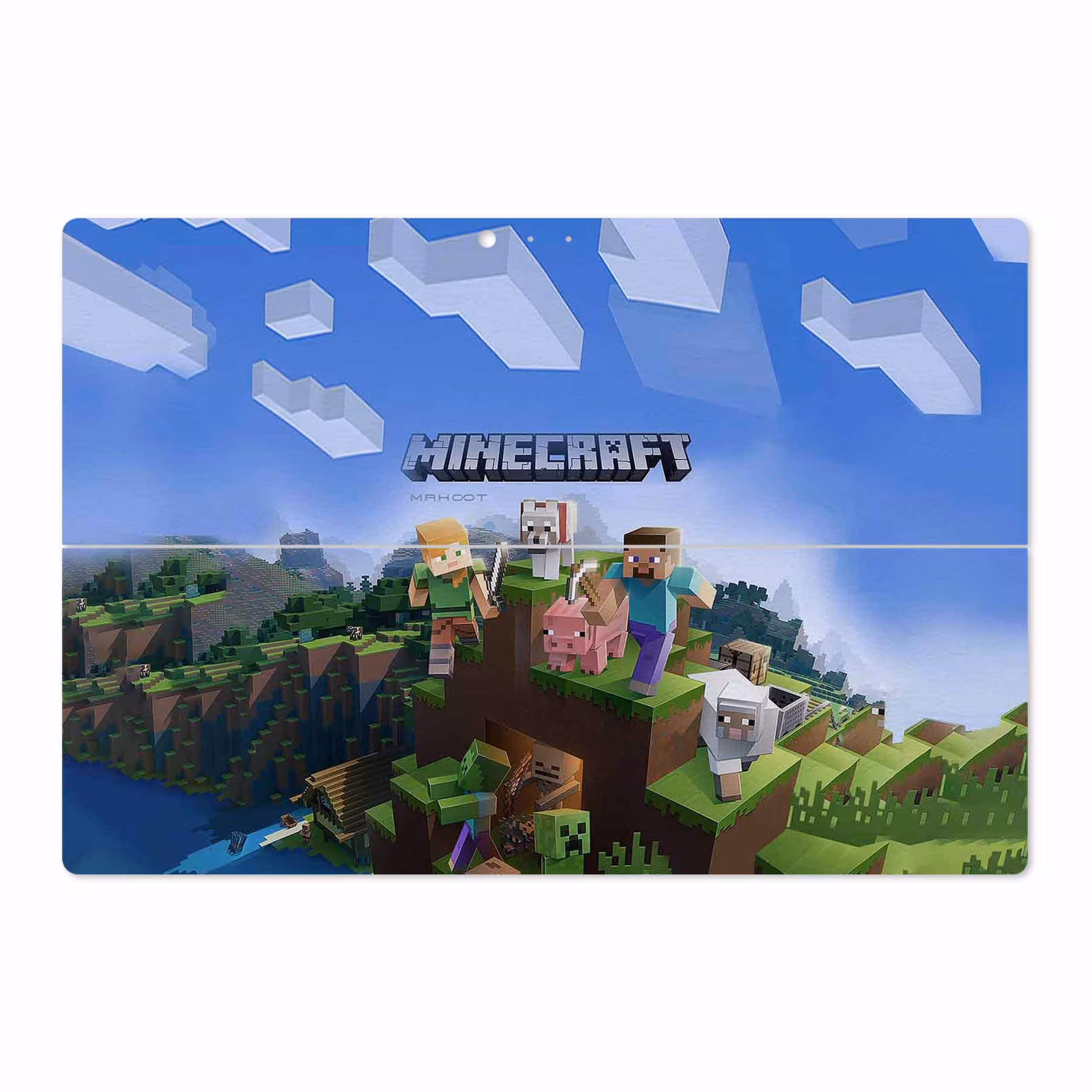 برچسب پوششی ماهوت مدل Minecraft-Game مناسب برای تبلت مایکروسافت Surface Pro 3 2014