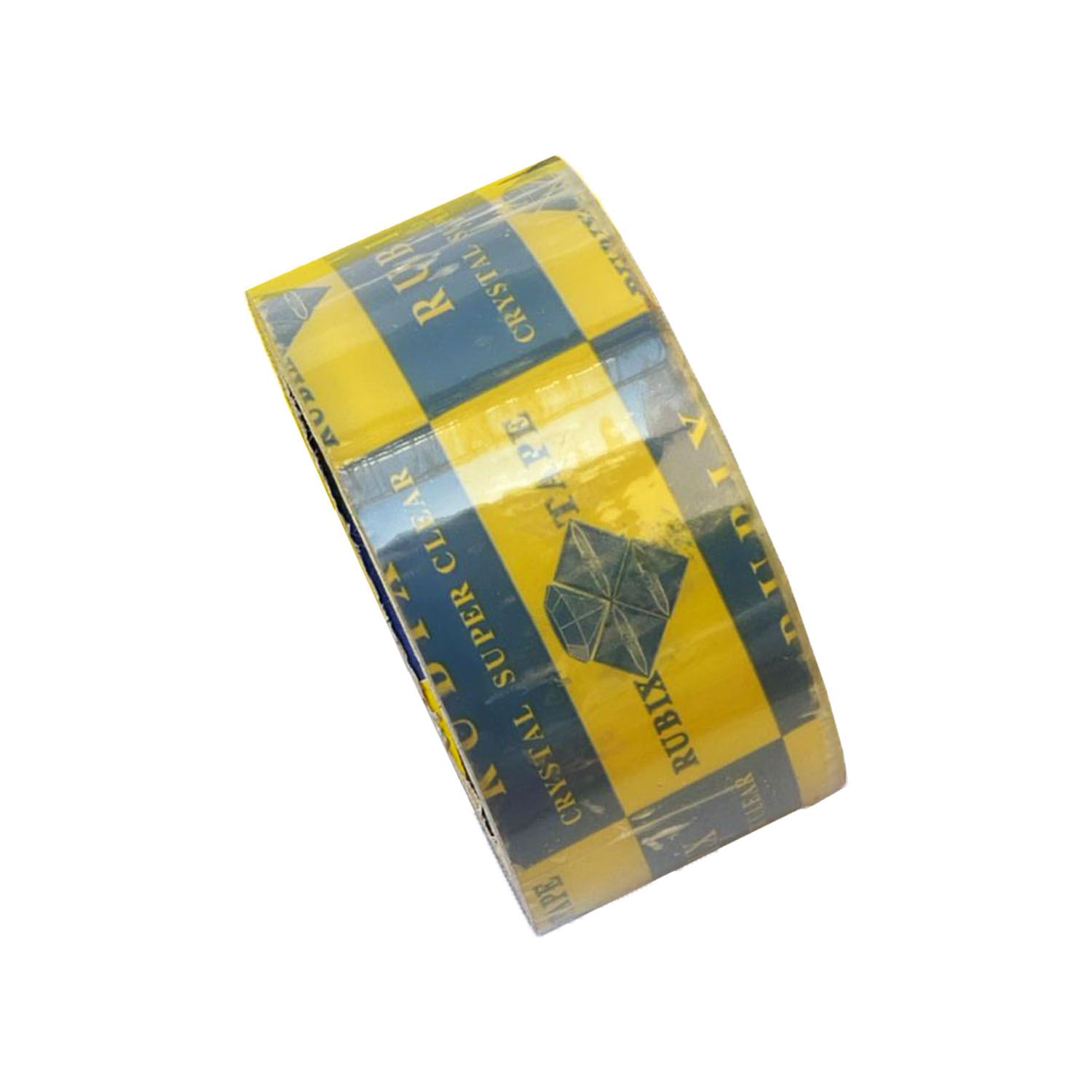 چسب پهن روبیکس مدل super crystal clear عرض 48 سانتی متر بسته 60 عددی