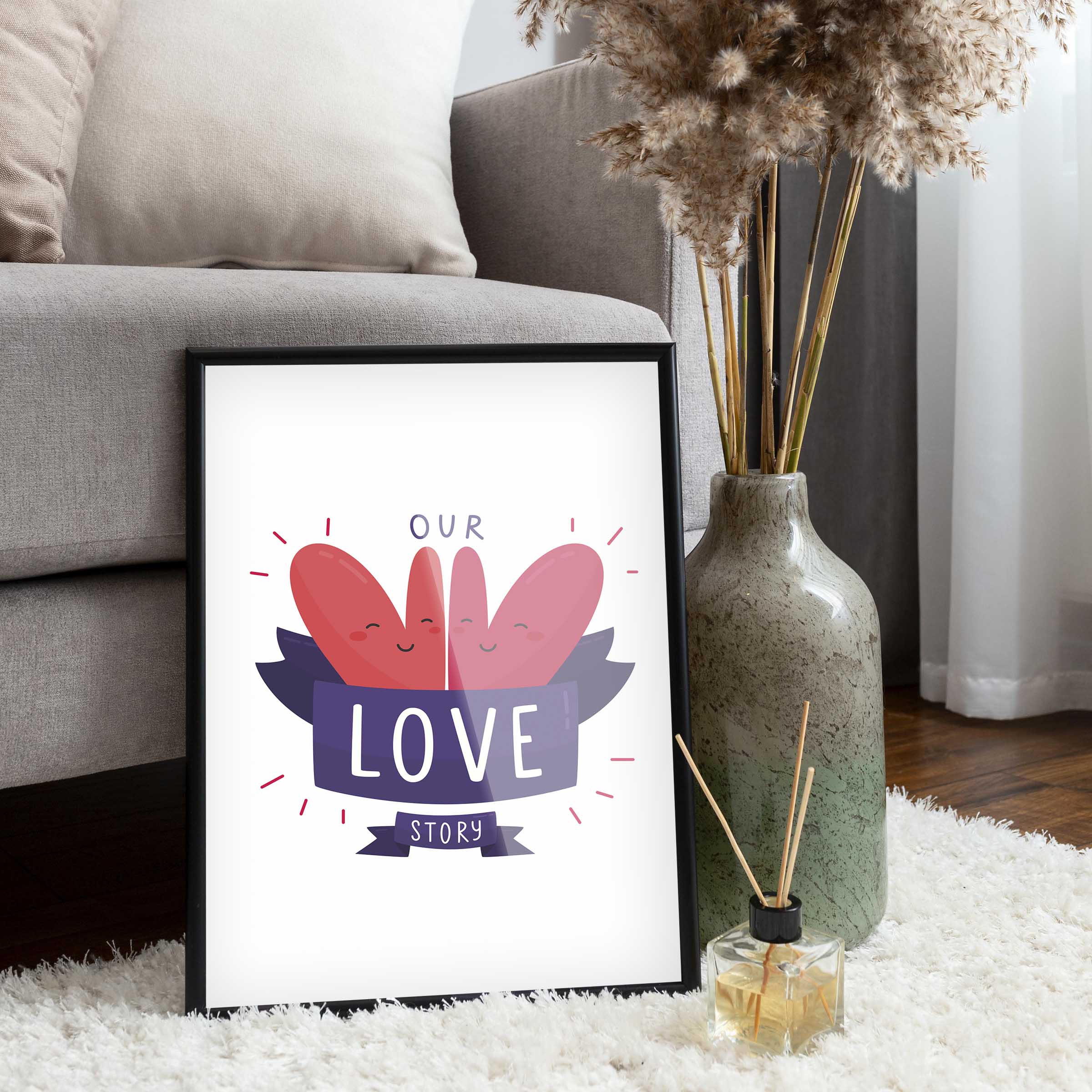 تابلو طرح  قلب BVNIE7