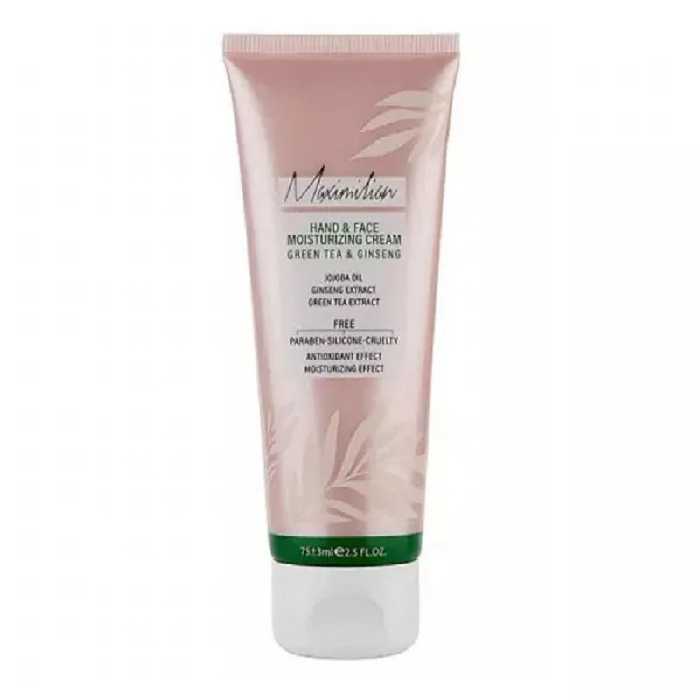 کرم مرطوب کننده ماکسیملیان حاوی چای سبز و جینسینگ حجم 75mL
