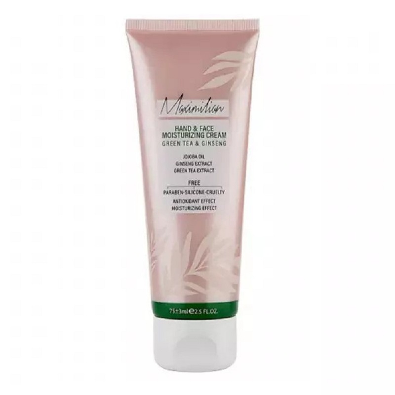 کرم مرطوب کننده ماکسیملیان حاوی چای سبز و جینسینگ حجم 75mL