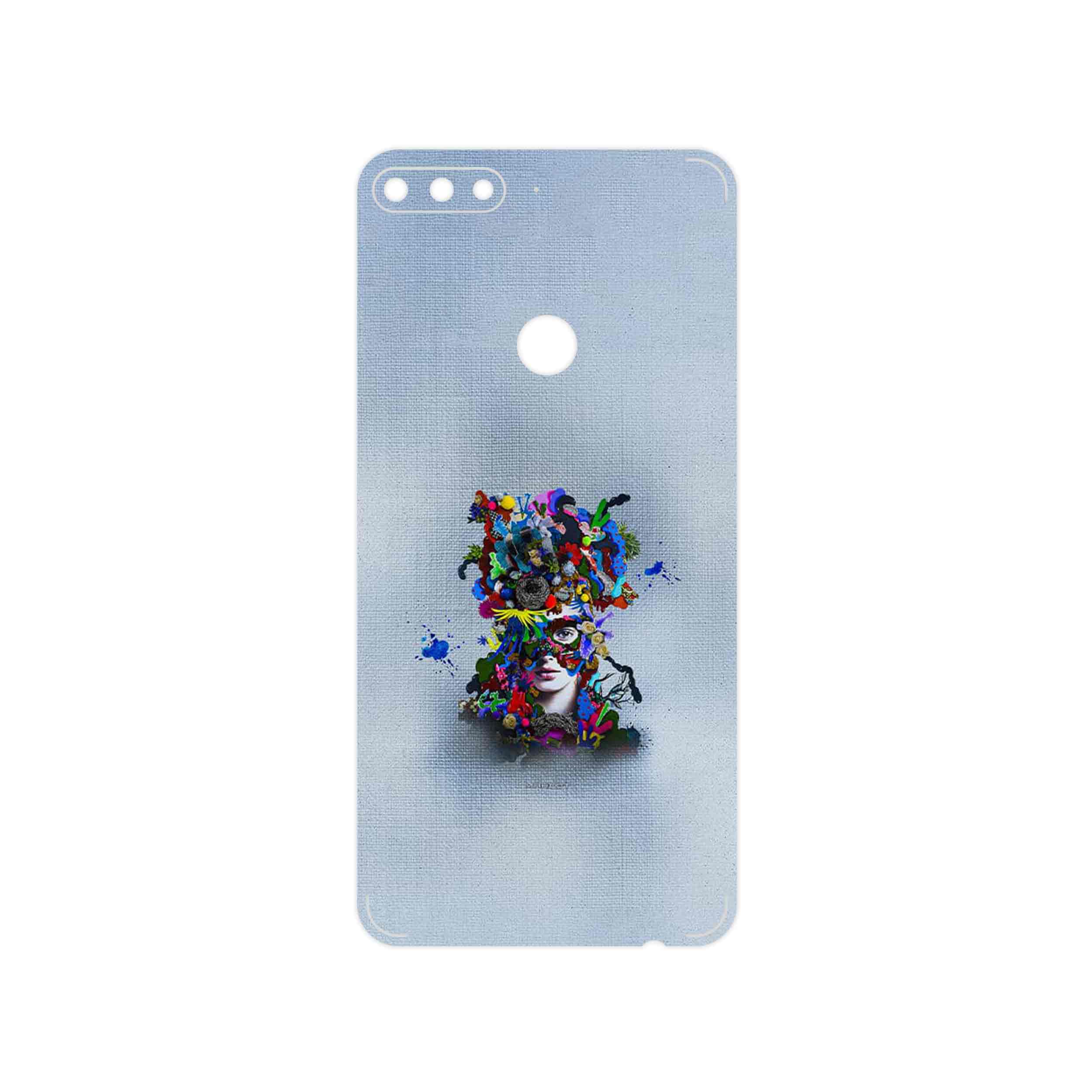 برچسب پوششی ماهوت مدل Collage of surreal Portrait of Women 4 مناسب برای گوشی موبایل هوآوی Y7 Prime 2018