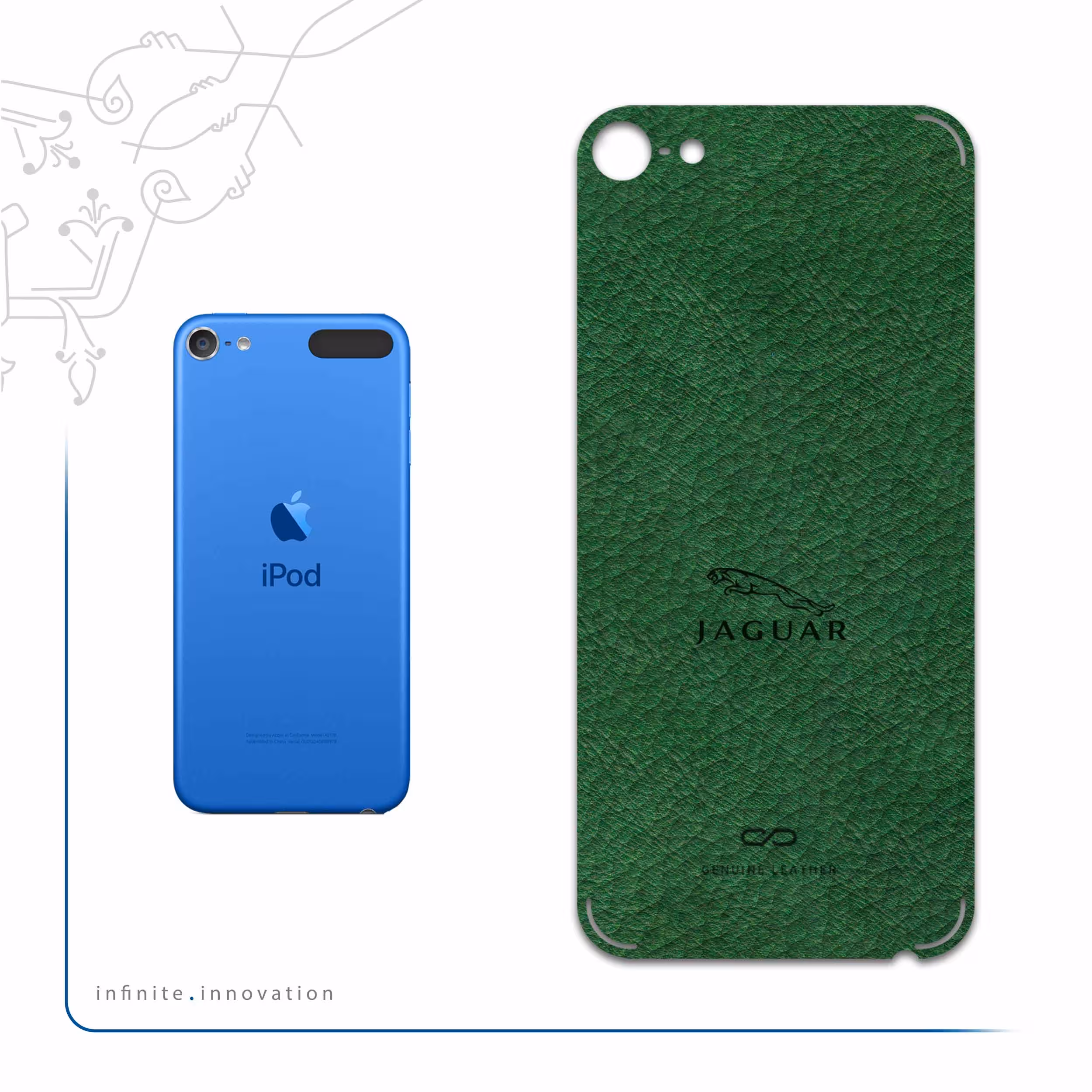 برچسب پوششی ماهوت مدل GL-JGR مناسب برای گوشی موبایل اپل iPod touch 6th generation