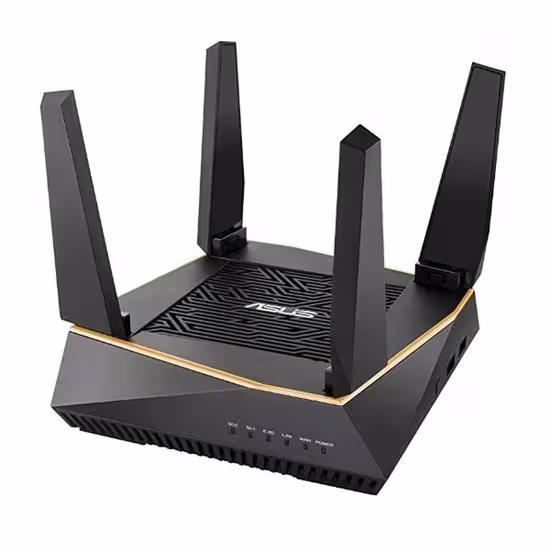 روتر وای فای 6 بی سیم و گیگابیتی سه بانده ایسوس مدل RT-AX92U - تکنو لینک 148