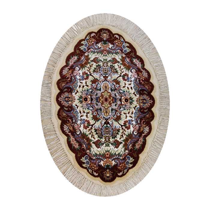  فرش دستباف نیم متری طرح تبریز مدل RAR 