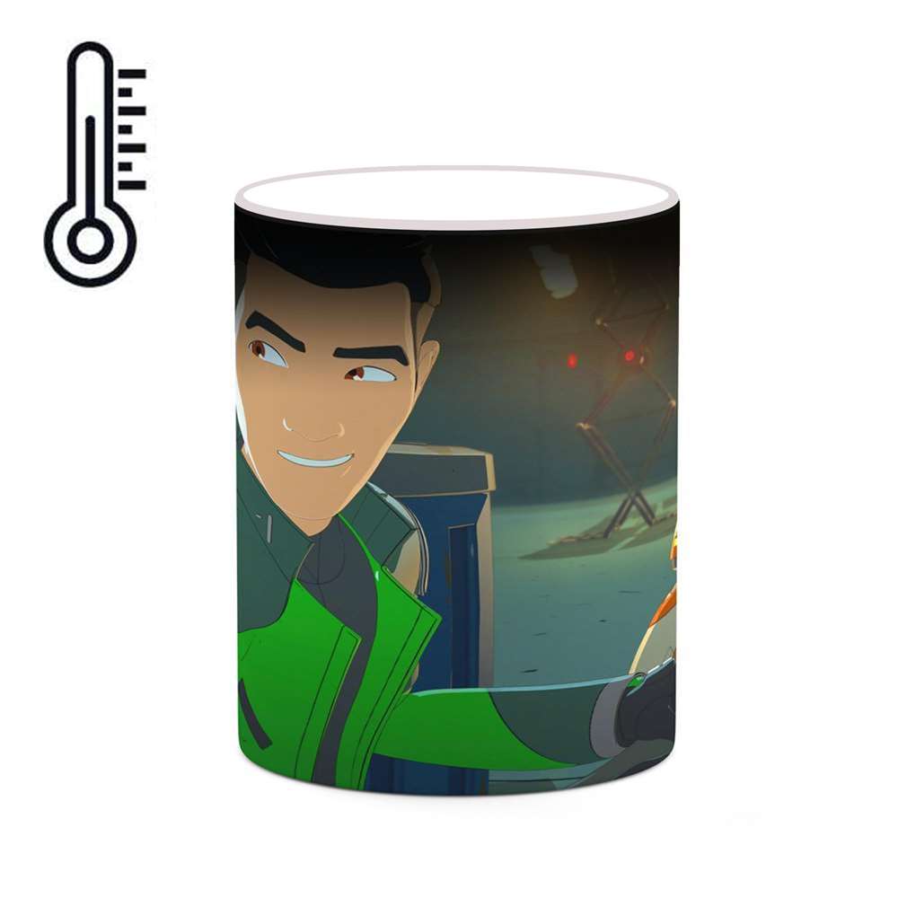 ماگ حرارتی کاکتی طرح کارتون Star Wars Resistance مدل mgh23300