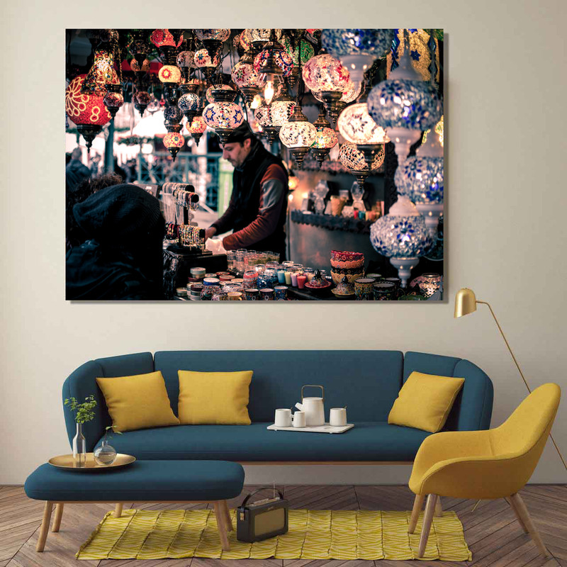 تابلو شاسی طرح بازار استانبول مدل B3 | دنیای قاب