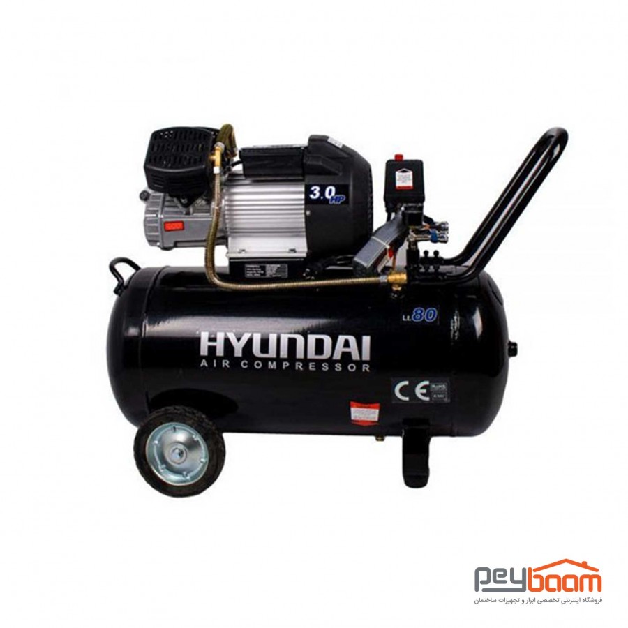 کمپرسور هوای 80 لیتری هیوندای مدل AC-8030