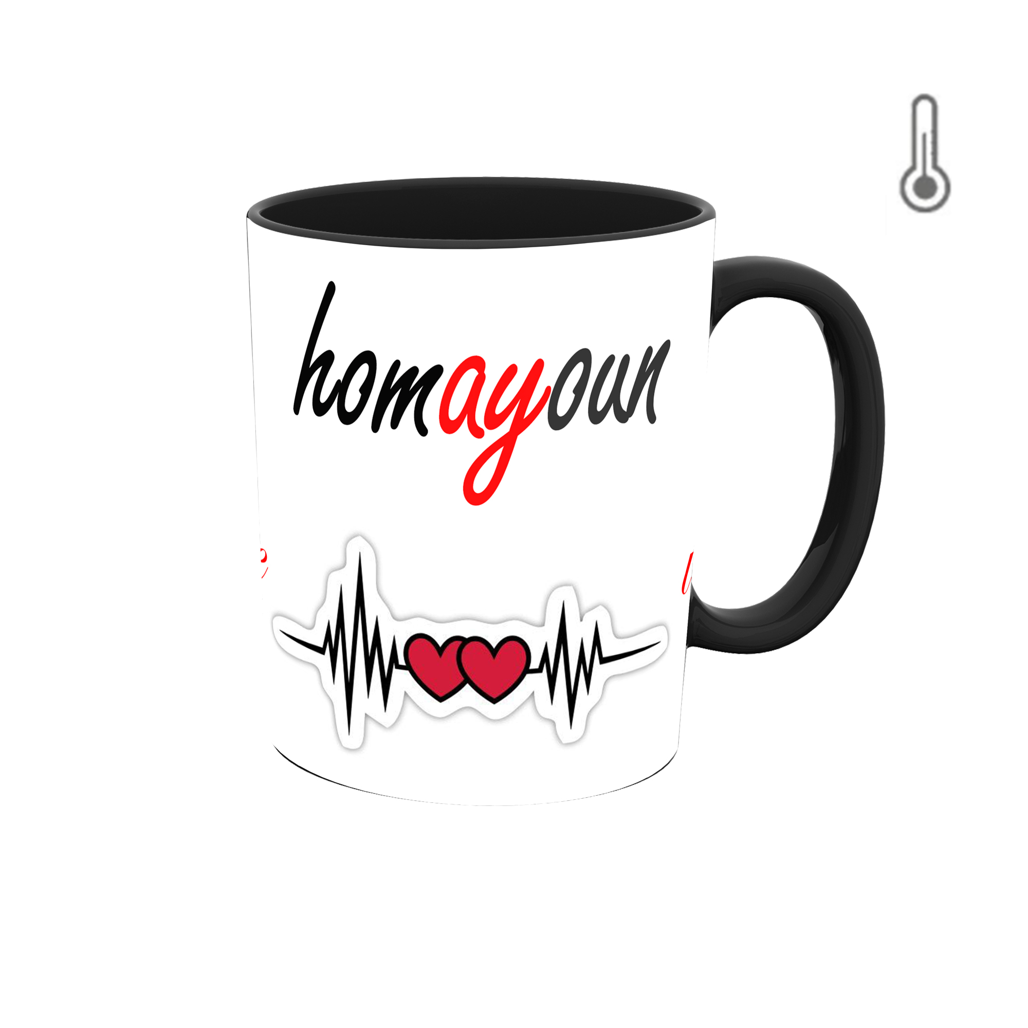 ماگ حرارتی طرح اسم همایون