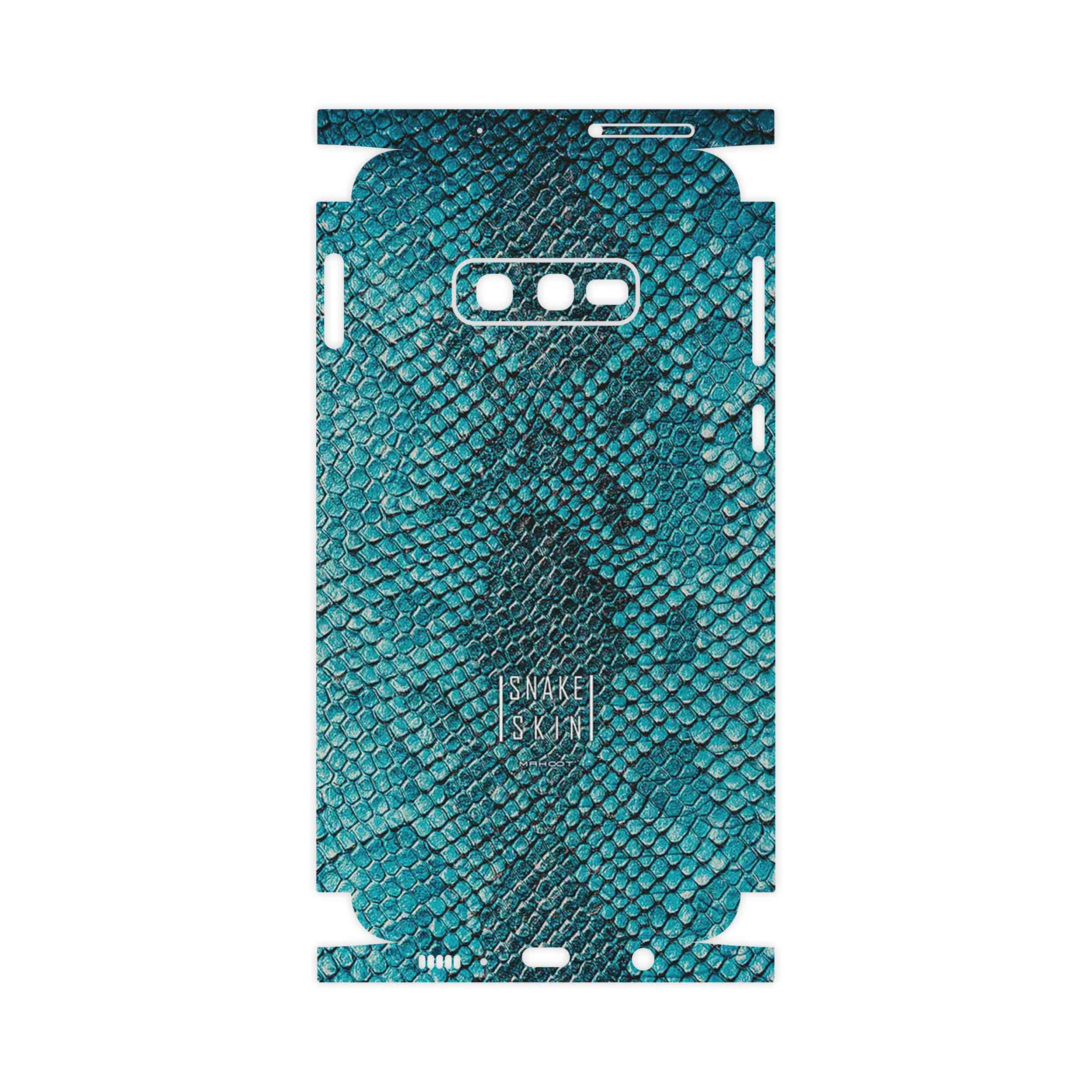 برچسب پوششی ماهوت مدل Blue Snake Skin-FullSkin مناسب برای گوشی موبایل سامسونگ Galaxy S10e