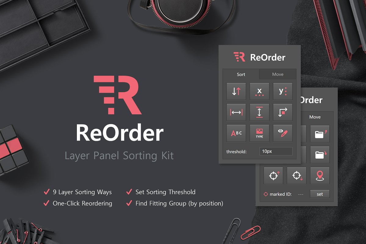 دانلود پنل ترتیب لایه ReOrder