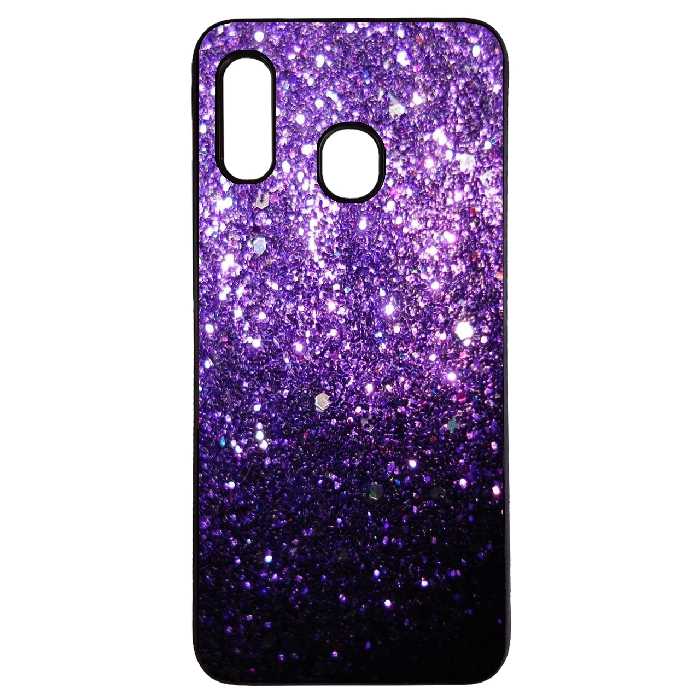 کاور طرح جرقه های بنفش کد 43210 مناسب برای گوشی موبایل سامسونگ galaxy a30