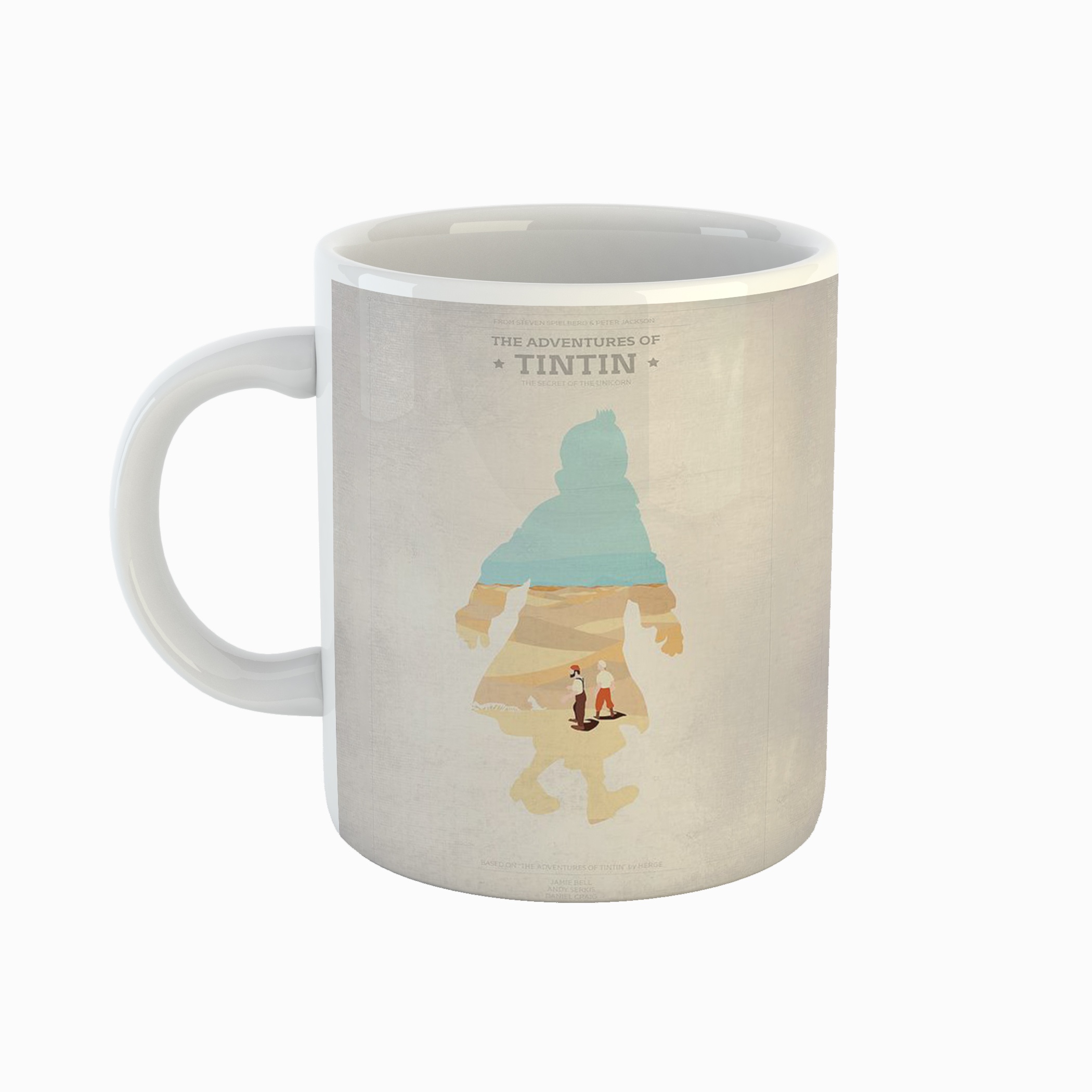 ماگ طرح تن تن مدل tin tin adventures کد 15