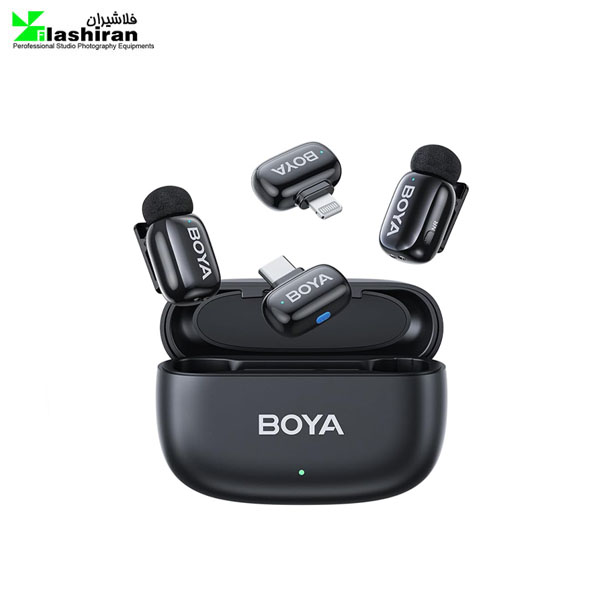 میکروفون Boya Mini 12 | میکروفون بویا مدل Boya Mini 12 Combo مشکی