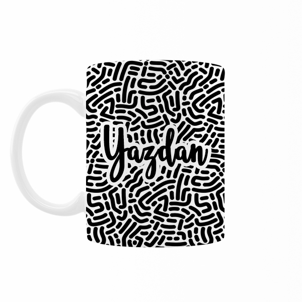 ماگ رژارت مدل اسم یزدان