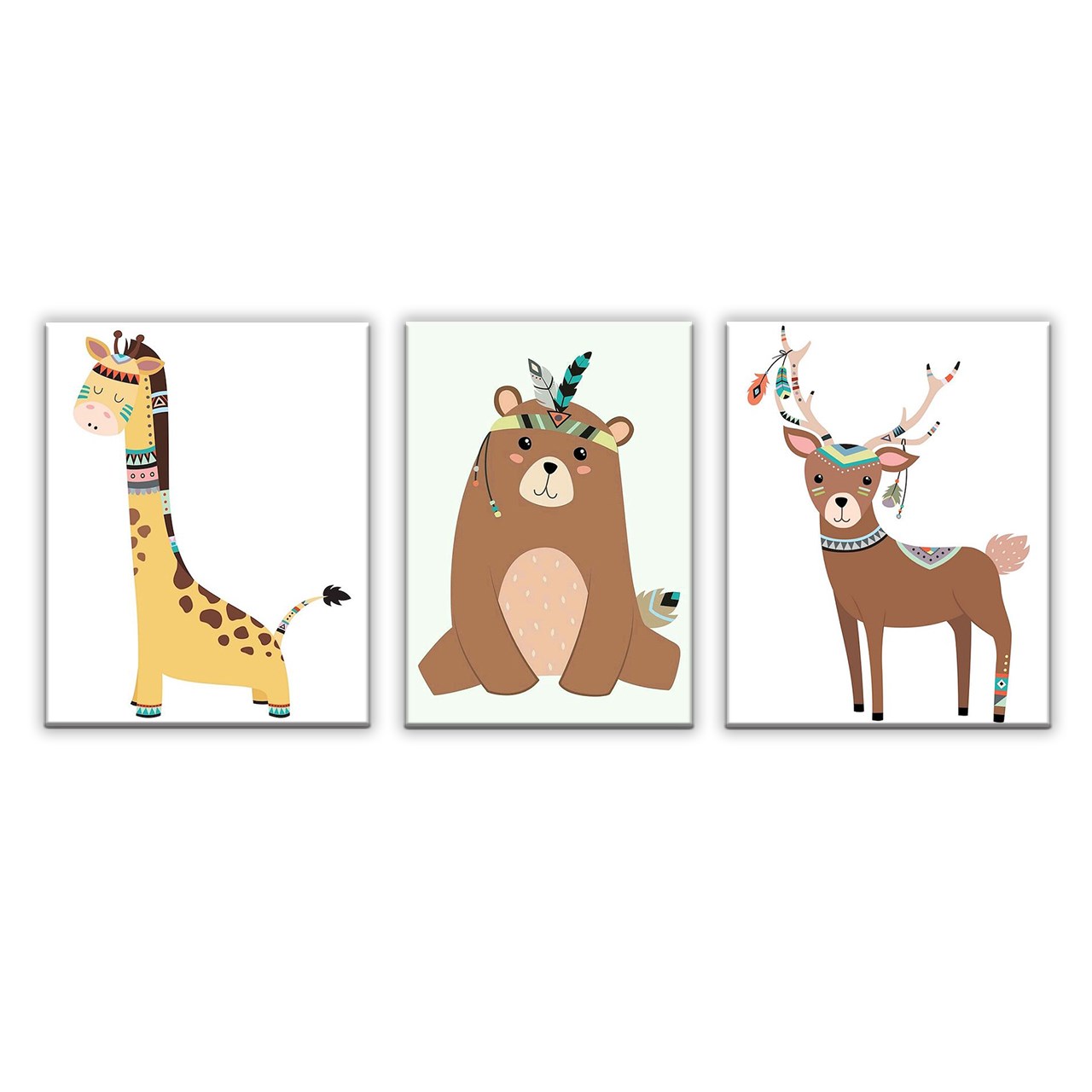 تابلو شاسی 3 تکه گالری آگاپه مدل D14 سایز 15x20