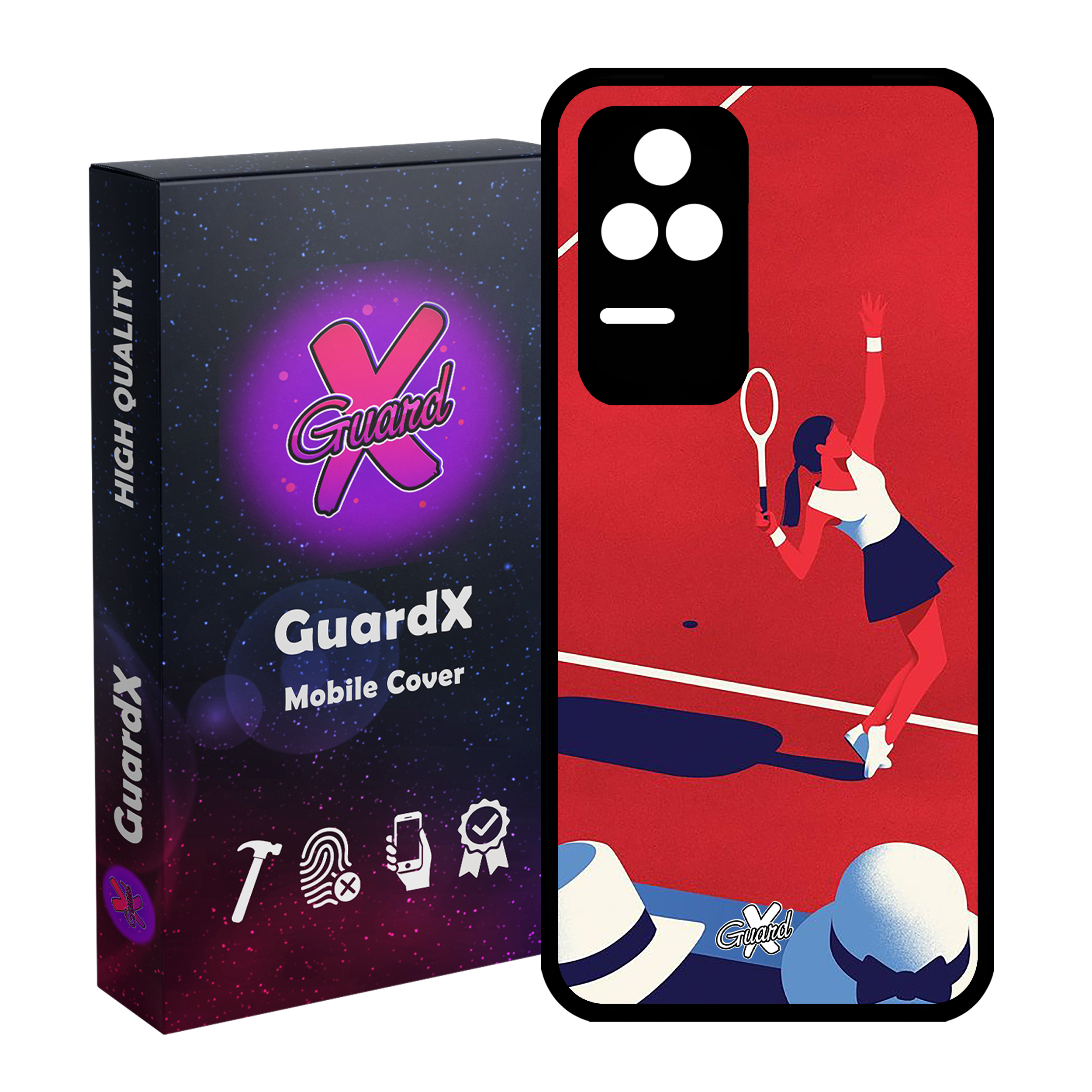 کاور گارد ایکس طرح دختر مدل Glass10339 مناسب برای گوشی موبایل شیائومی Poco F4/Redmi K40S