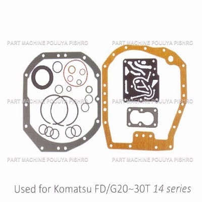 کیت واشر کامل گیربکس لیفتراک کوماتسو مدل Komatsu FD/G20~30T 14 series