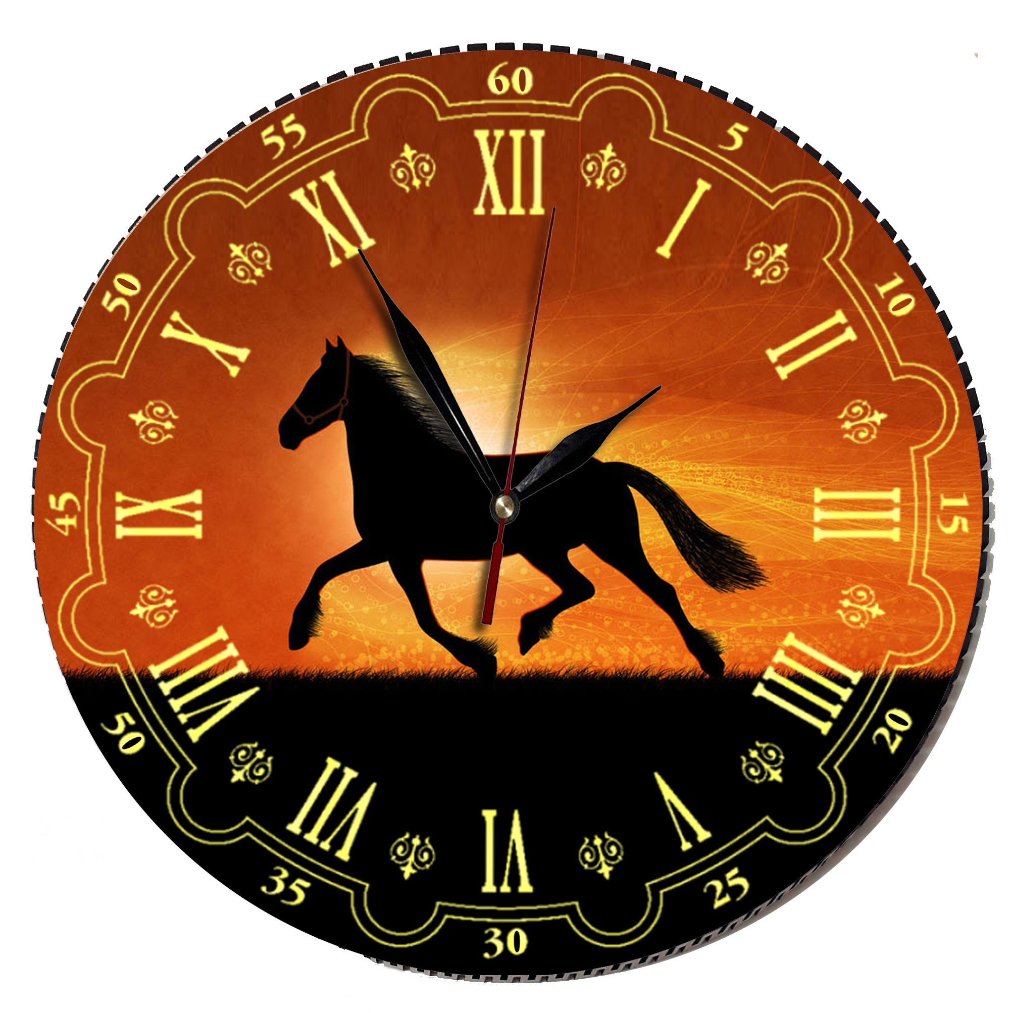 ساعت دیواری مدل اسب