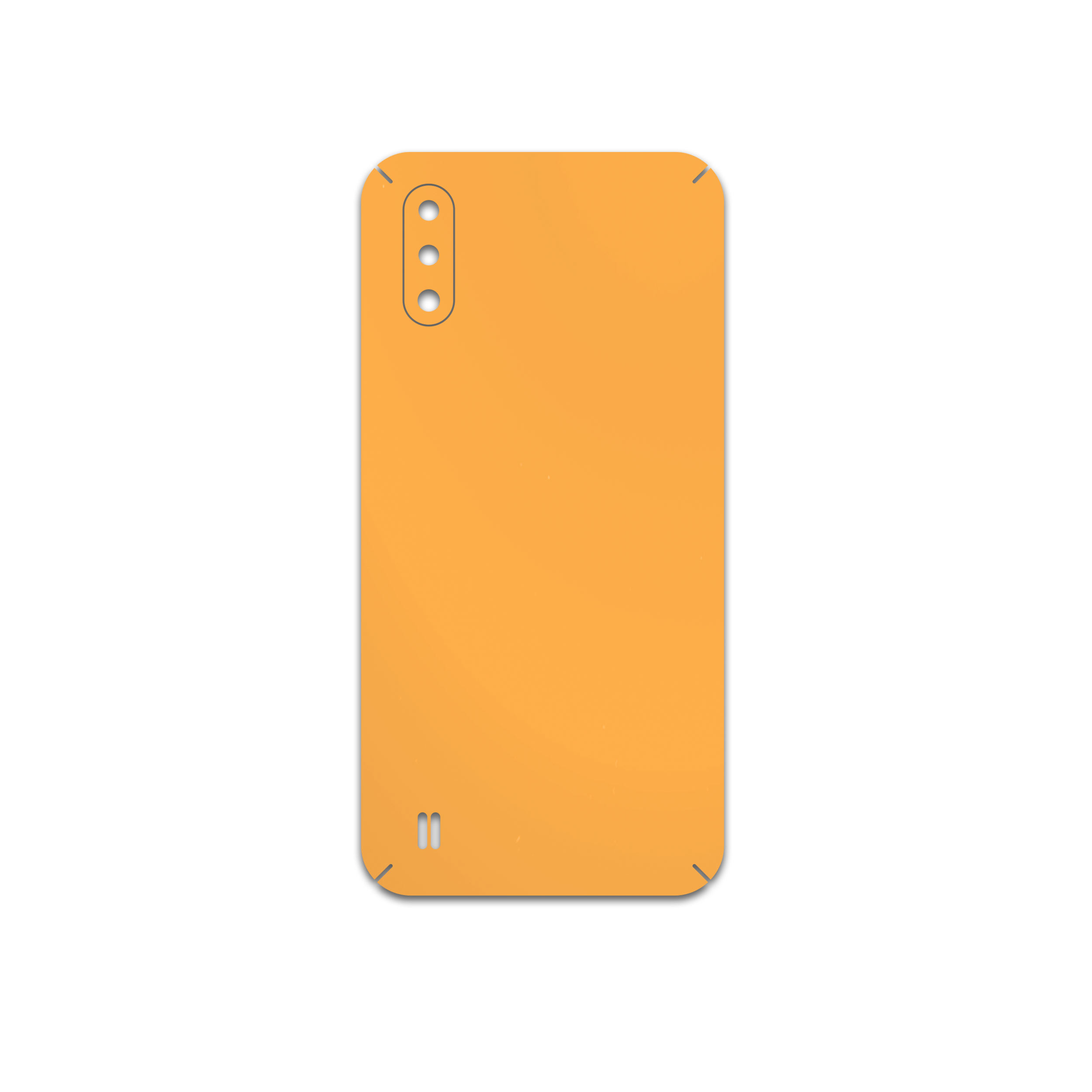 برچسب پوششی ماهوت مدل Matte-Orange مناسب برای گوشی موبایل سامسونگ Galaxy M01