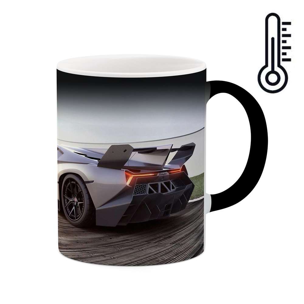 ماگ حرارتی طرح ماشین lamborghini huracan مدل mgph15595