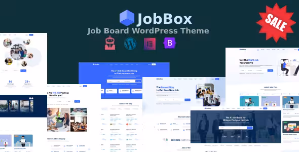 دانلود قالب JobBox WordPress