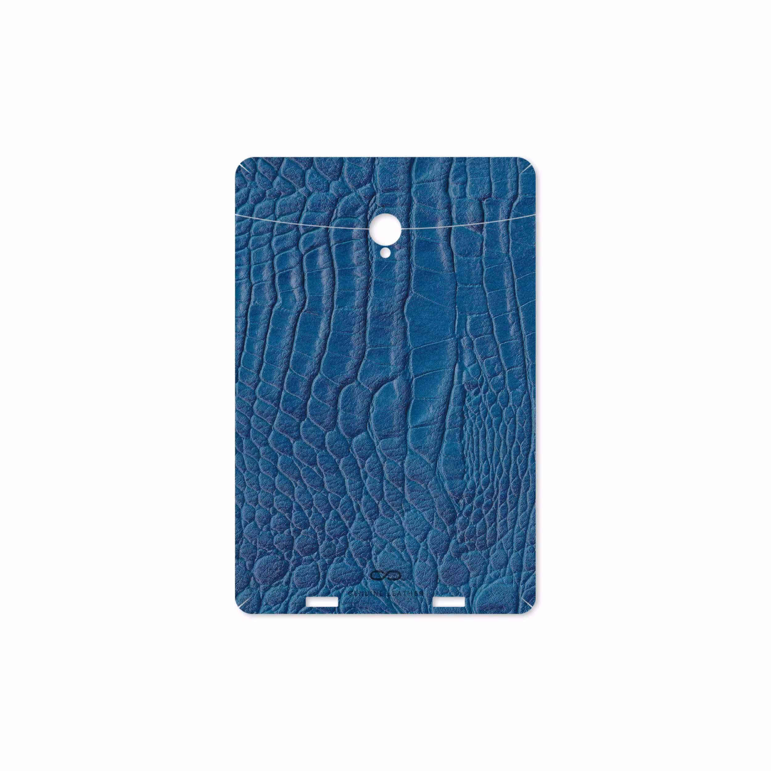 برچسب پوششی ماهوت مدل Blue-Crocodile-Leather مناسب برای تبلت وریکو Unipad