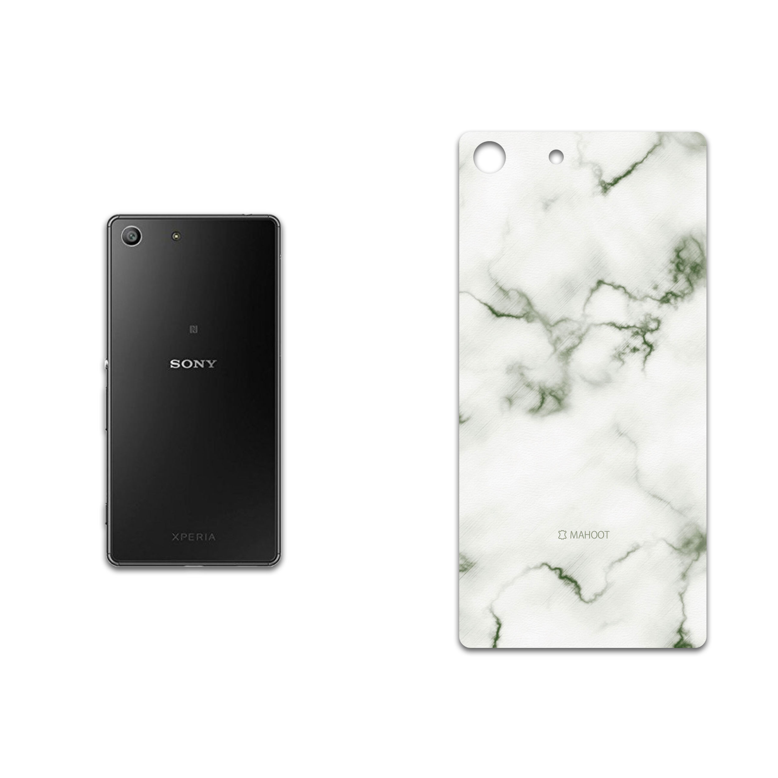 برچسب پوششی ماهوت مدل Blanco-Smoke-Marble مناسب برای گوشی موبایل سونی Xperia M5