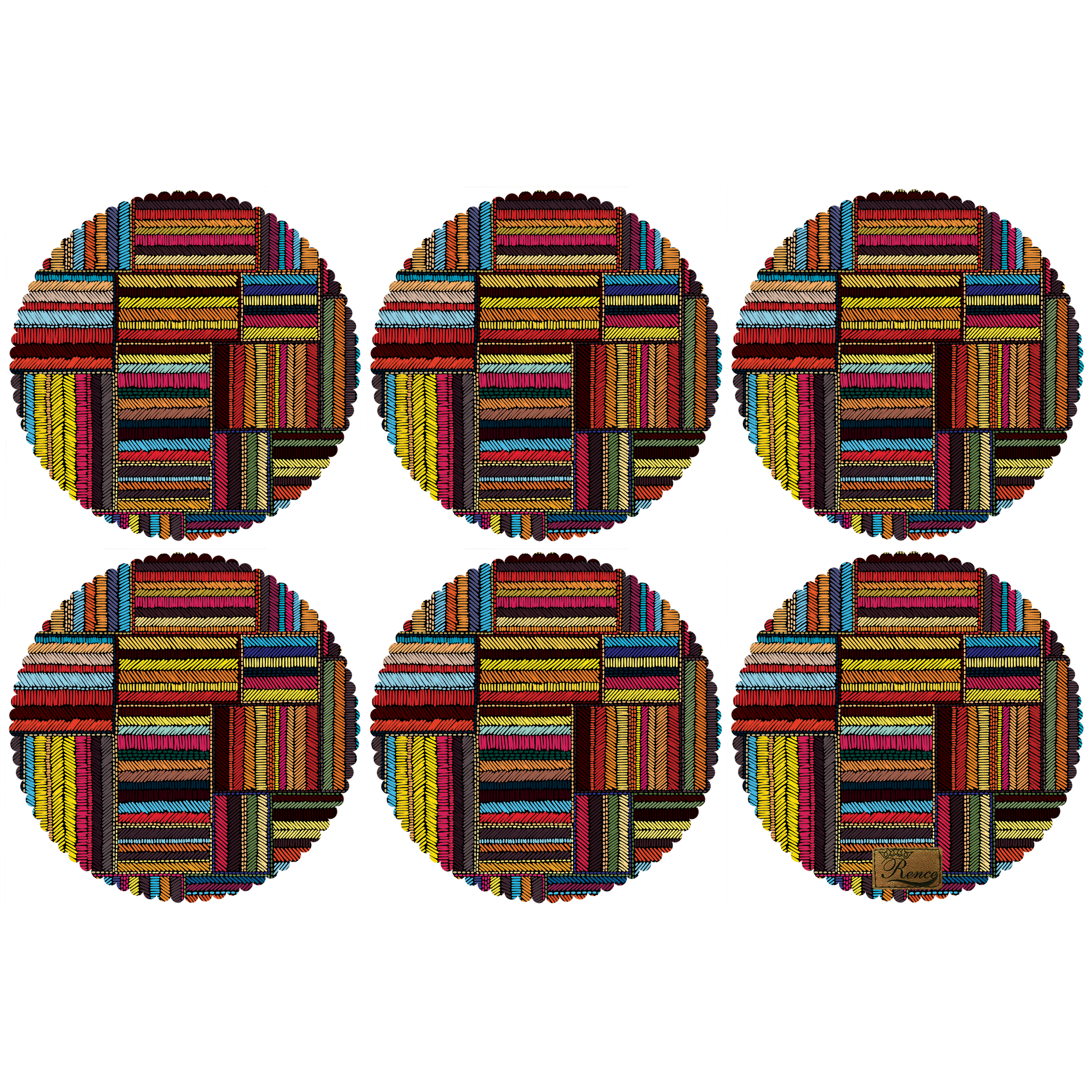 زیربشقابی رنس مدل UU2-42546 بسته 6 عددی