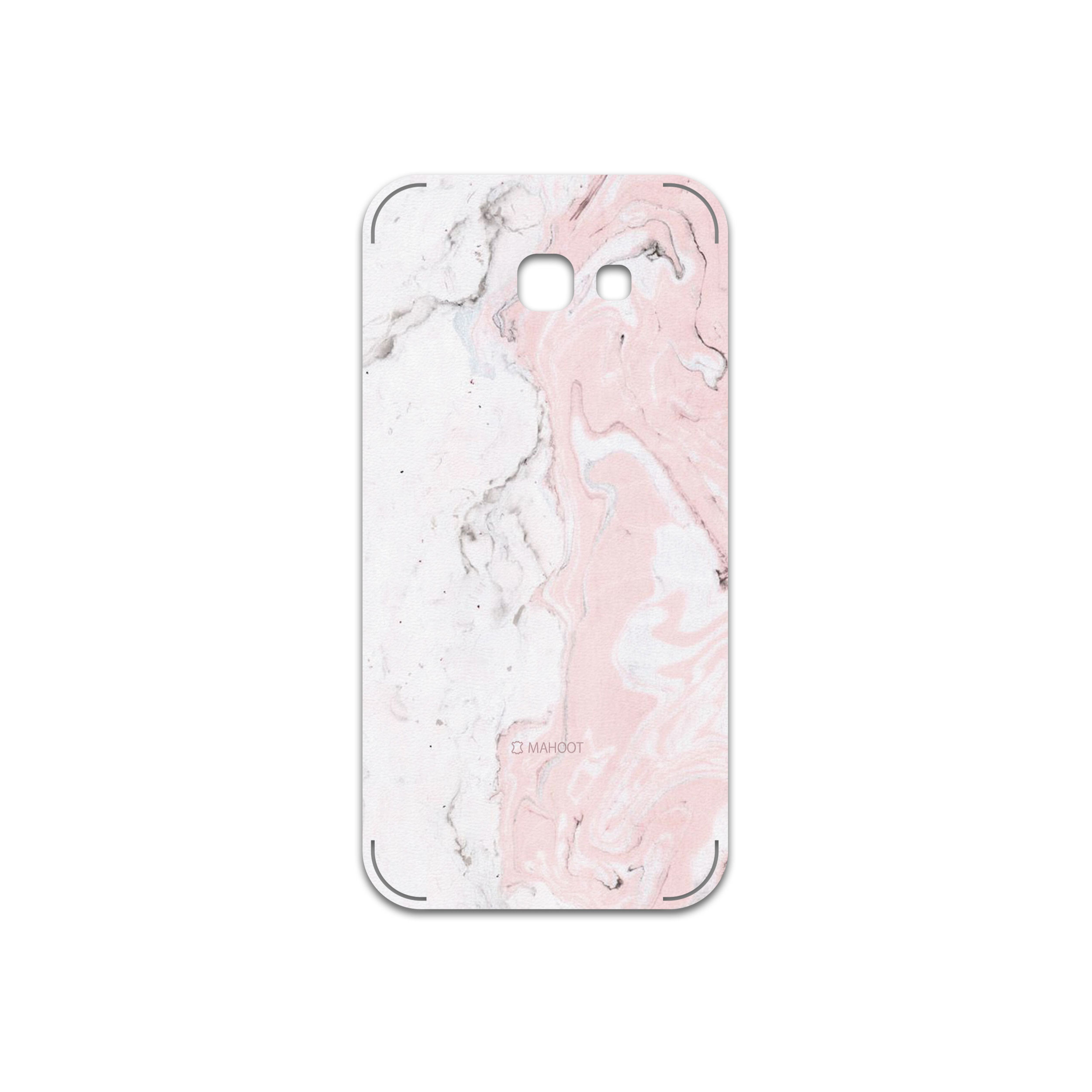 برچسب پوششی ماهوت مدل Blanco-Pink-Marble مناسب برای گوشی موبایل سامسونگ Galaxy A5 2017