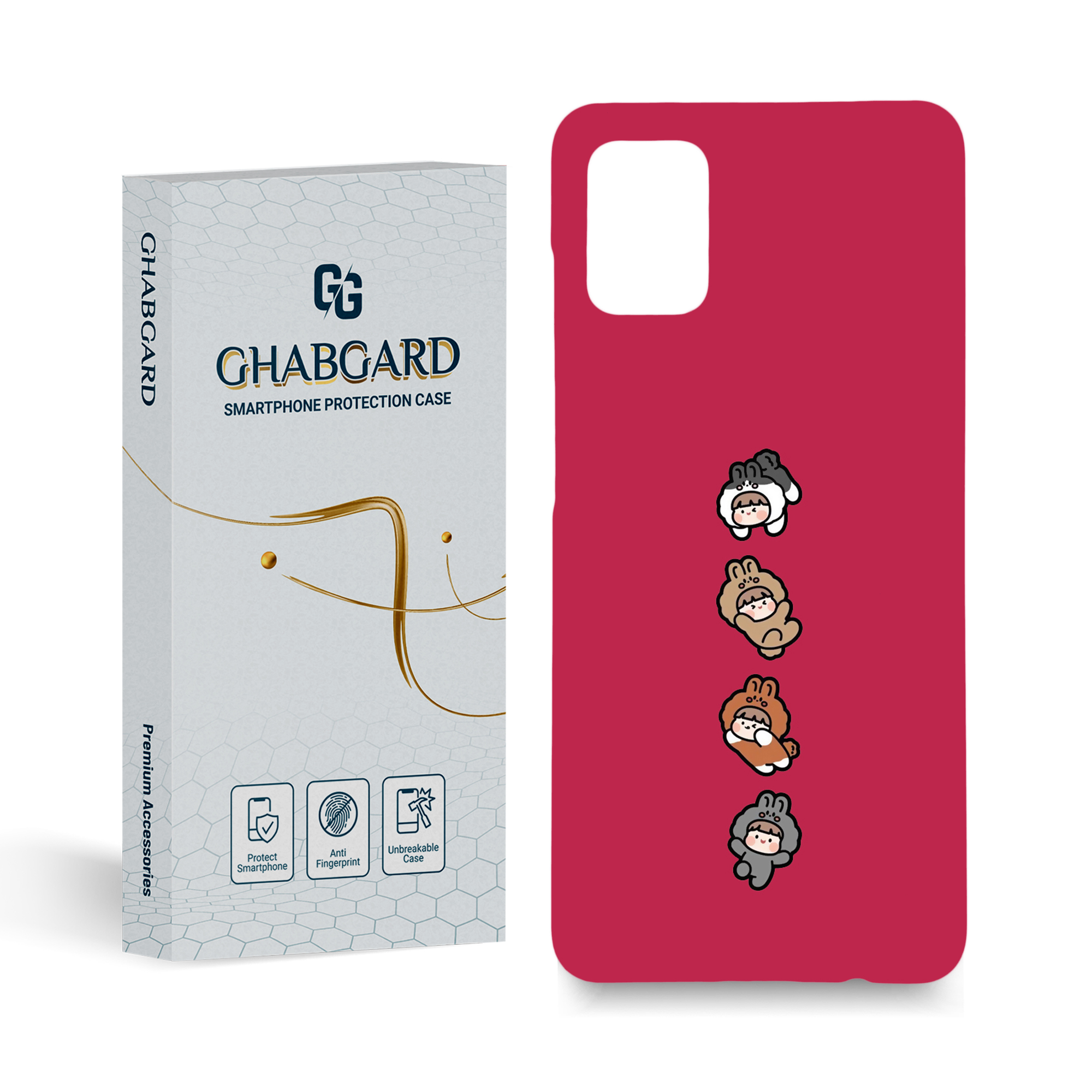 کاور قاب گارد مدل دخترانه مناسب برای گوشی موبایل سامسونگ galaxy a51