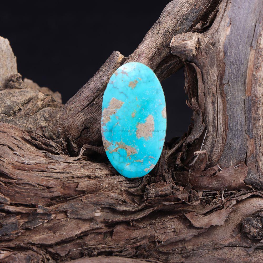 نگین فیروزه شجری کد 11501 - جواهری مشاهیر