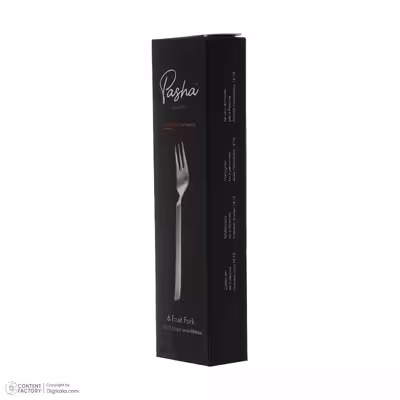 چنگال میوه خوری صنایع استیل ایران مدل پاشا 2 براق