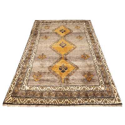 فرش دستباف قدیمی سه و نیم متری سی پرشیا کد 122117