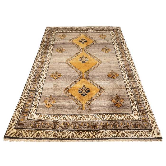 فرش دستباف قدیمی سه و نیم متری سی پرشیا کد 122117