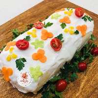 سالاد الویه با ژامبون