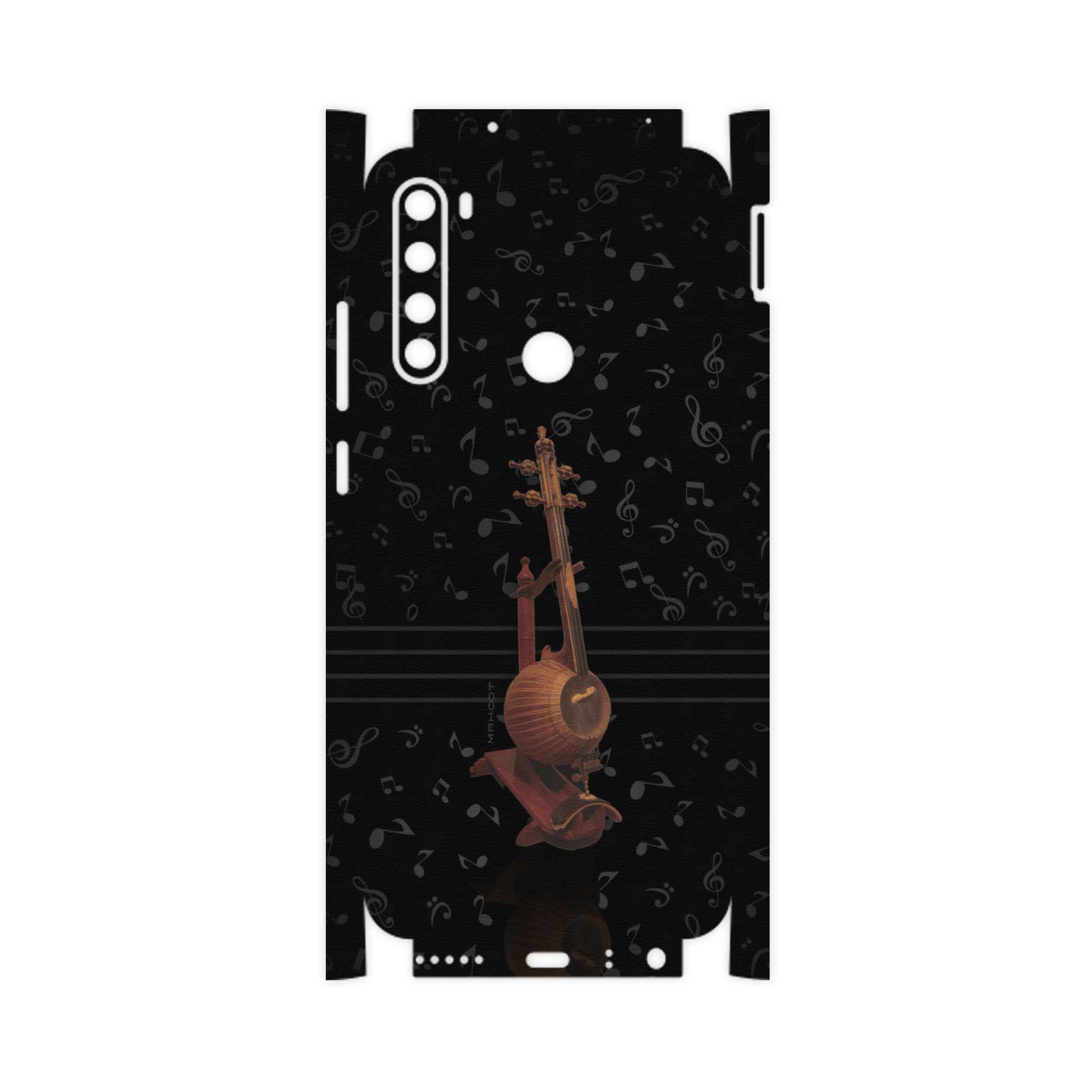 برچسب پوششی ماهوت مدل Persian-Fiddle-Instrument-FullSkin مناسب برای گوشی موبایل شیائومی Redmi Note 8 2021